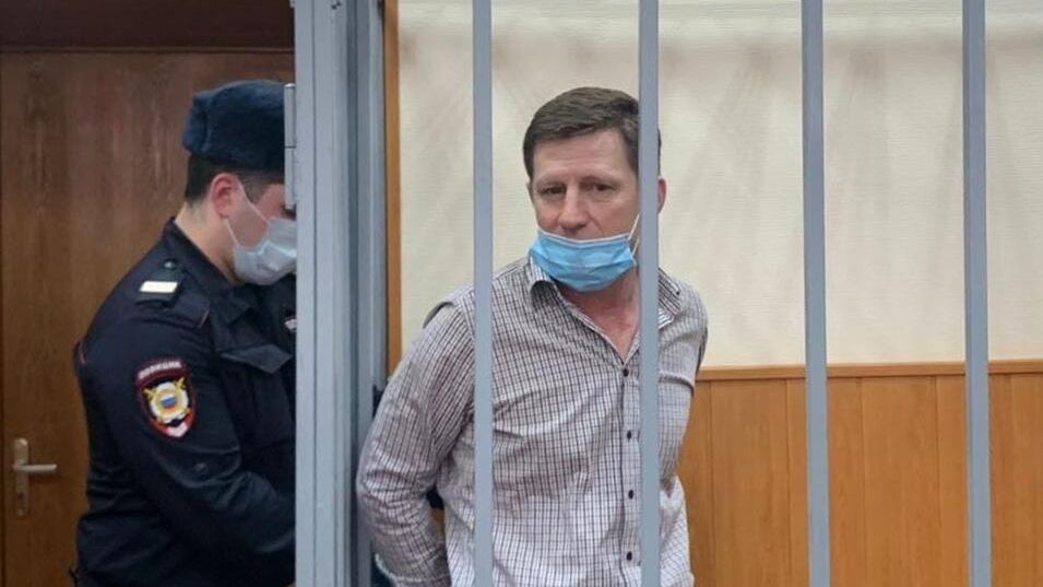Бывший губернатор Хабаровского края Сергей Фургал в суде Бывший губернатор Хабаровского края Сергей Фургал в суде - РИА Новости, 1920, 03.11.2021