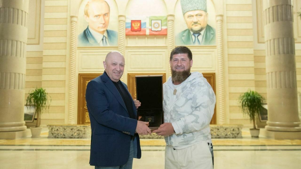 Евгений Пригожин и Рамзан Кадыров Евгений Пригожин и Рамзан Кадыров - РИА Новости, 1920, 04.03.2021