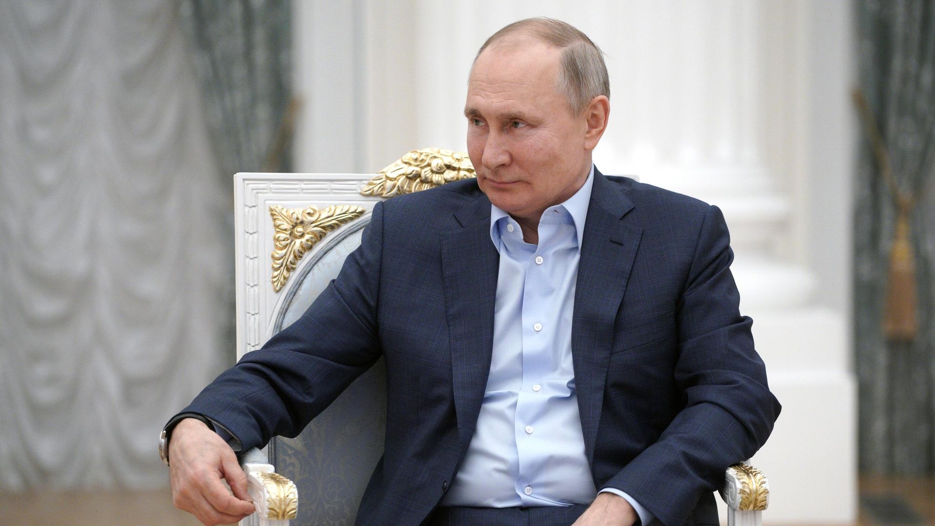 Президент РФ Владимир Путин проводит встречу с участниками общероссийской акции взаимопомощи Мы вместе - РИА Новости, 1920, 05.03.2021