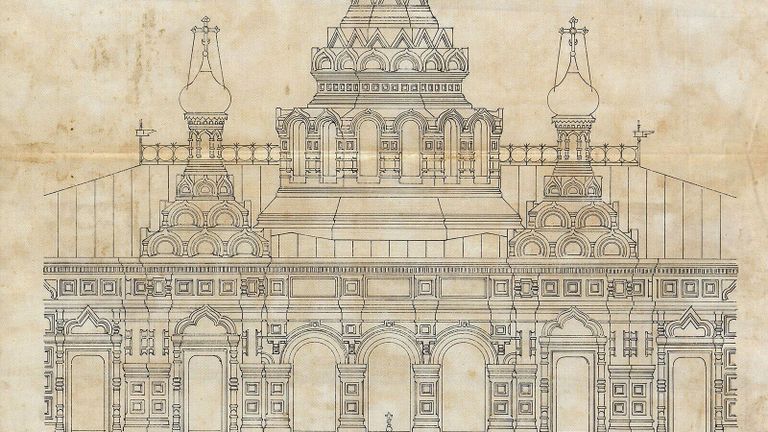 Рисунок фасада домовой церкви Иконы Божией Матери Всех Скорбящих Радость Рисунок фасада домовой церкви Иконы Божией Матери Всех Скорбящих Радость
