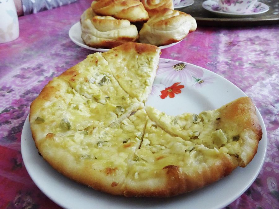 Шанежка с картофелем и чесноком Шанежка с картофелем и чесноком