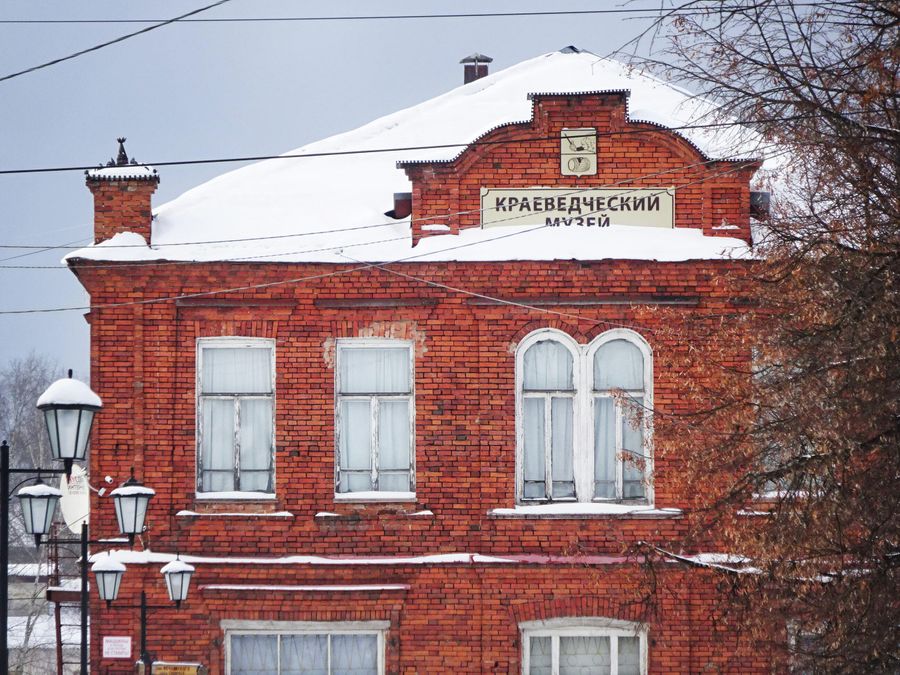 Вельский краеведческий музей, дом Пимена Соболева, фасад Вельский краеведческий музей, дом Пимена Соболева, фасад