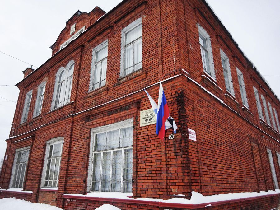 Вельский краеведческий музей, дом Пимена Соболева, фасад Вельский краеведческий музей, дом Пимена Соболева, фасад
