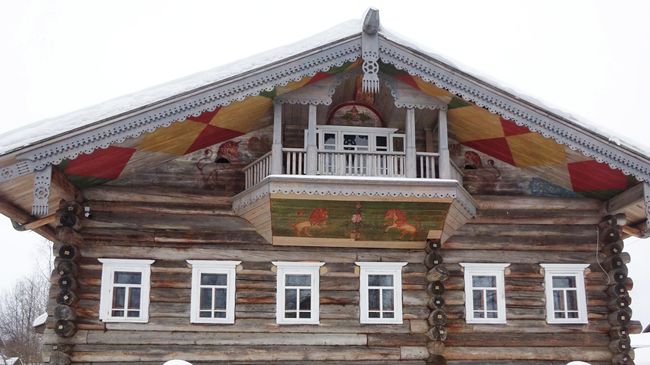Музей домовых росписей Поважья, фасад