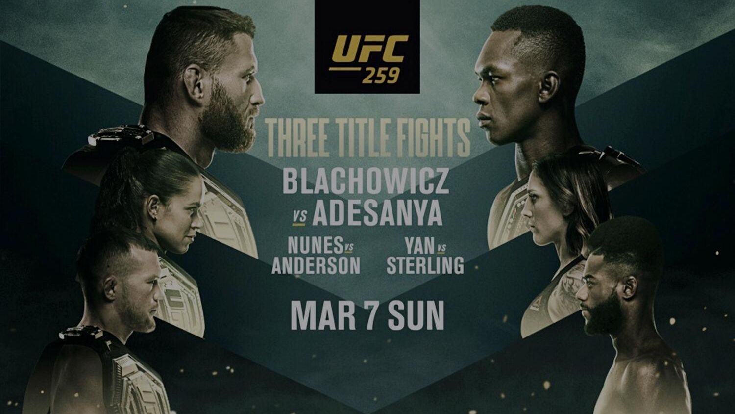 Официальный постер UFC 259 Официальный постер UFC 259 - РИА Новости, 1920, 07.03.2021