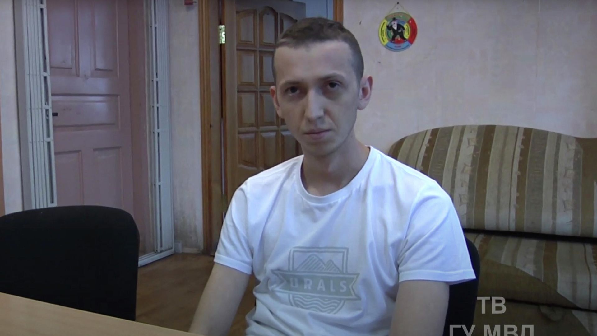 Владимир Васильев на допросе. Стоп-кадр видео Владимир Васильев на допросе. Стоп-кадр видео - РИА Новости, 1920, 10.03.2021