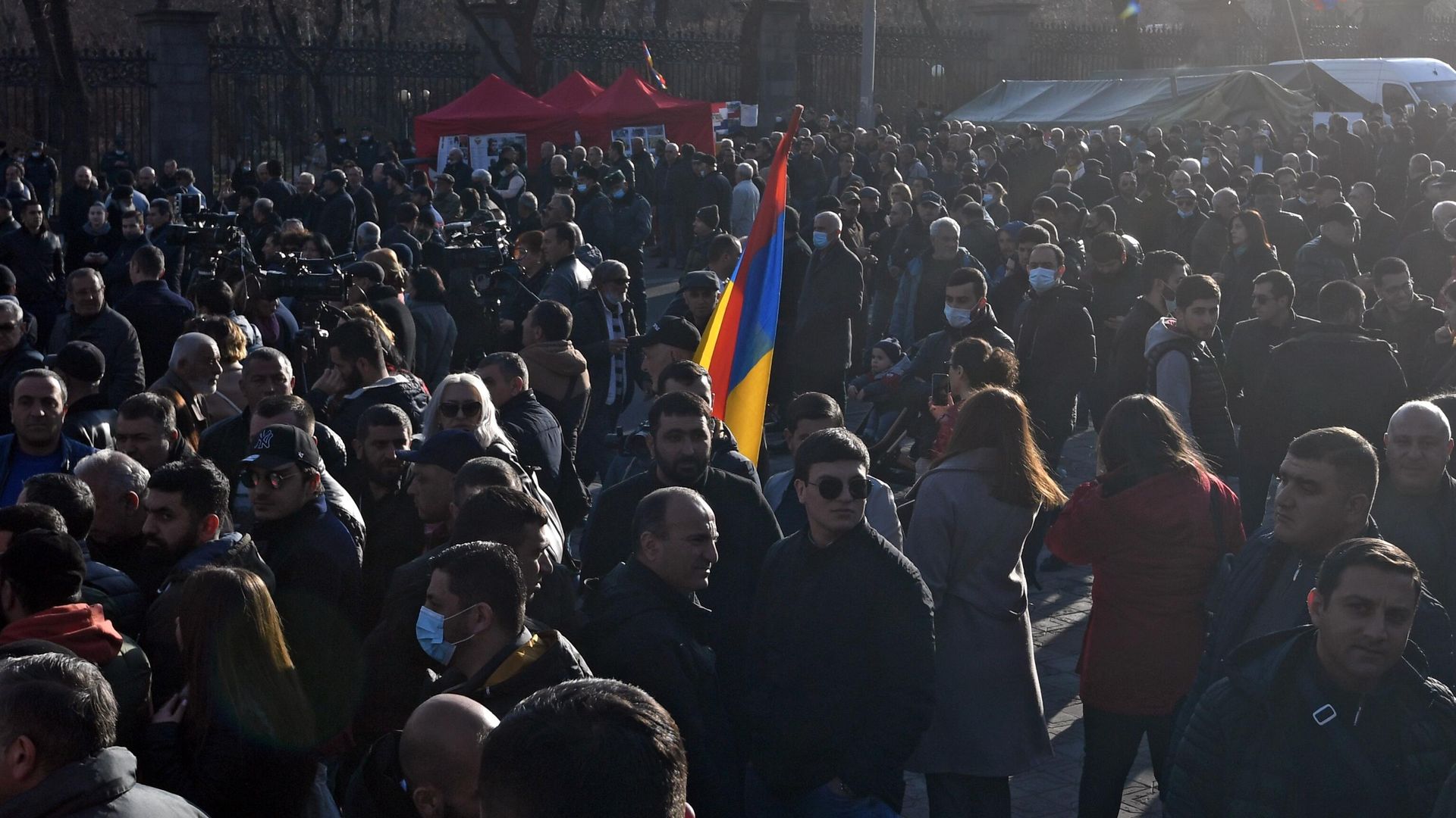 Акция протеста оппозиции в Ереване Акция протеста оппозиции в Ереване - РИА Новости, 1920, 09.03.2021