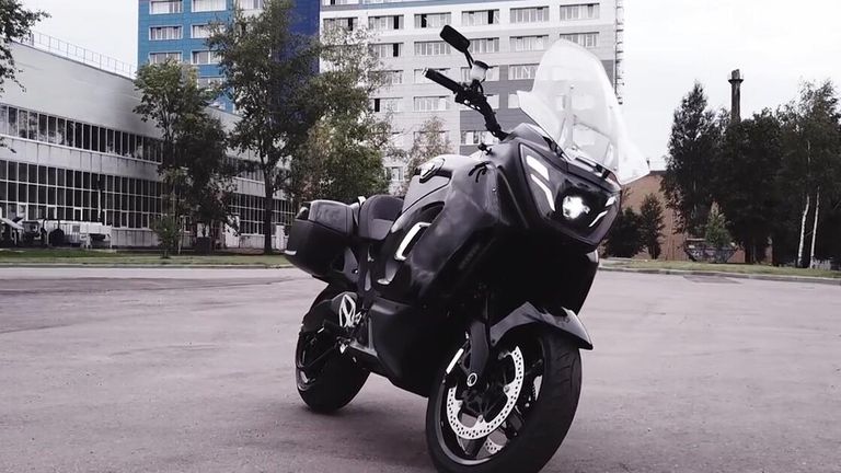 Первый прототип электрического мотоцикла Aurus Первый прототип электрического мотоцикла Aurus