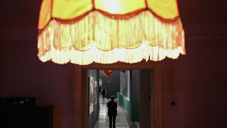 Коридор Музея Победы в Москве, выставка Триумф победителей Коридор Музея Победы в Москве, выставка Триумф победителей