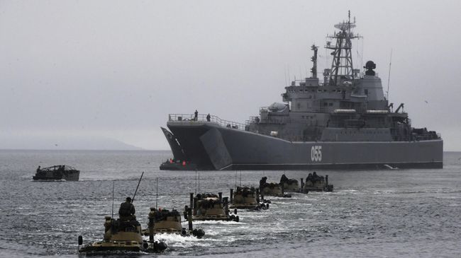 Учения морской пехоты Тихоокеанского флота