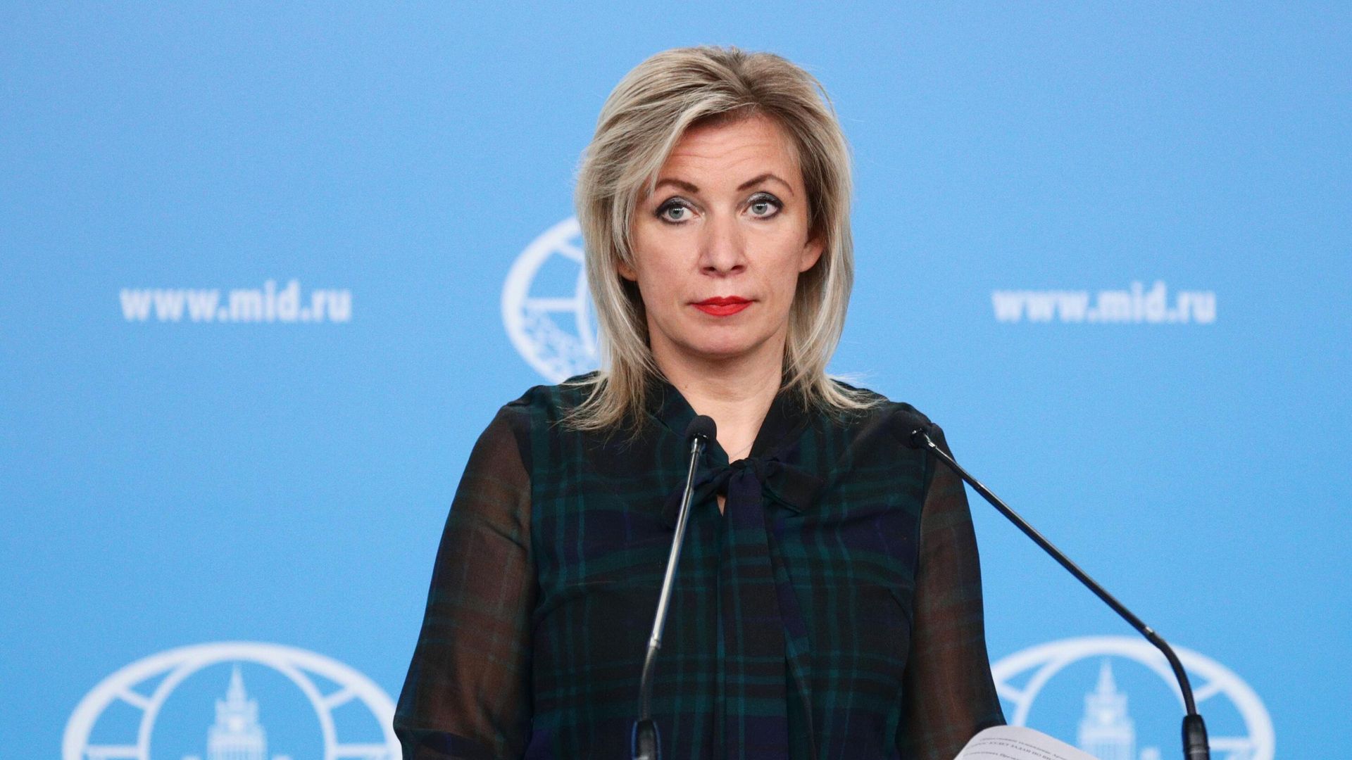 Официальный представитель Министерства иностранных дел России Мария Захарова во время брифинга Официальный представитель Министерства иностранных дел России Мария Захарова во время брифинга - РИА Новости, 1920, 21.05.2024