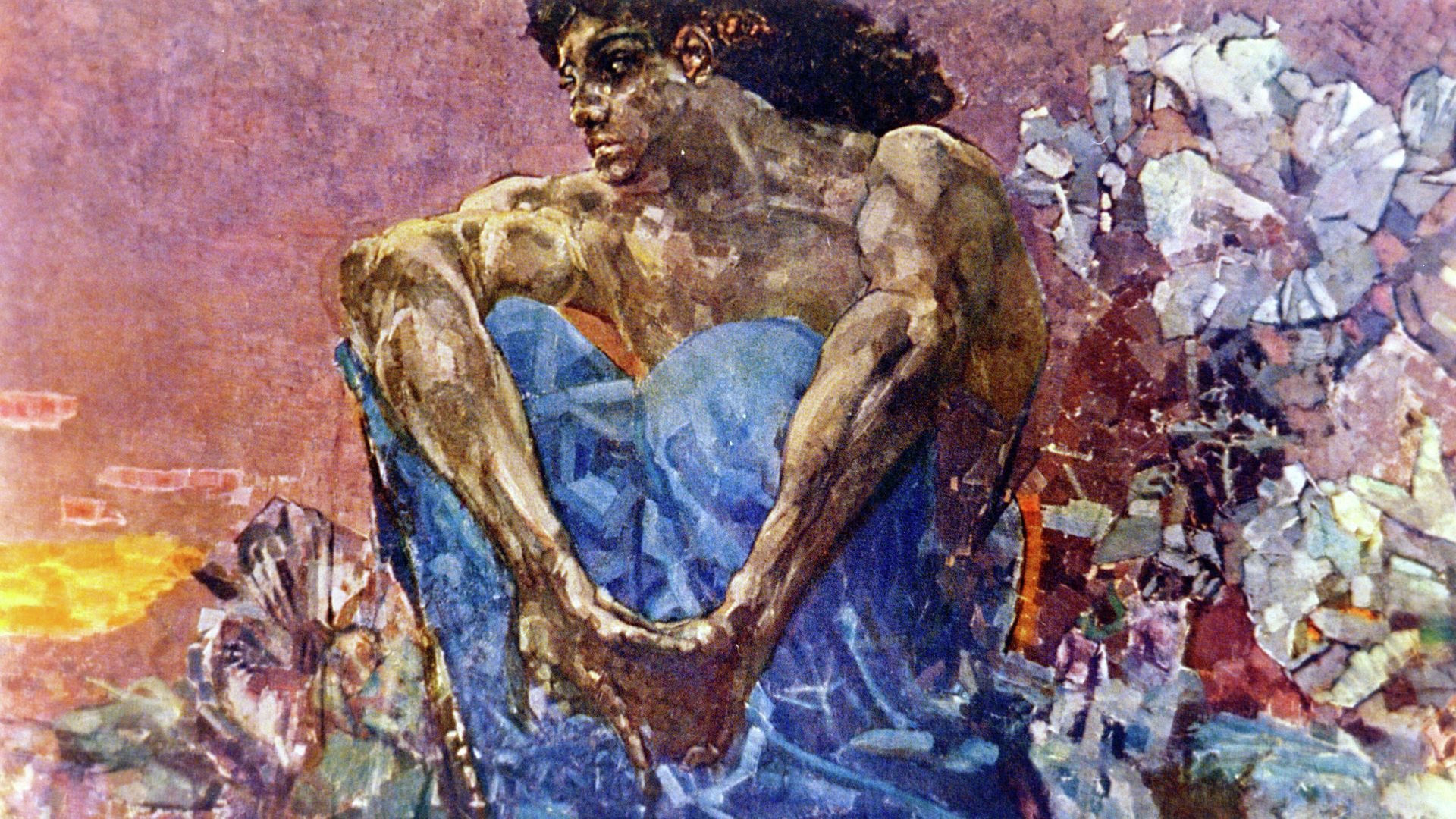 Демон сидящий. М.Врубель Демон сидящий. М.Врубель - РИА Новости, 1920, 19.08.2022