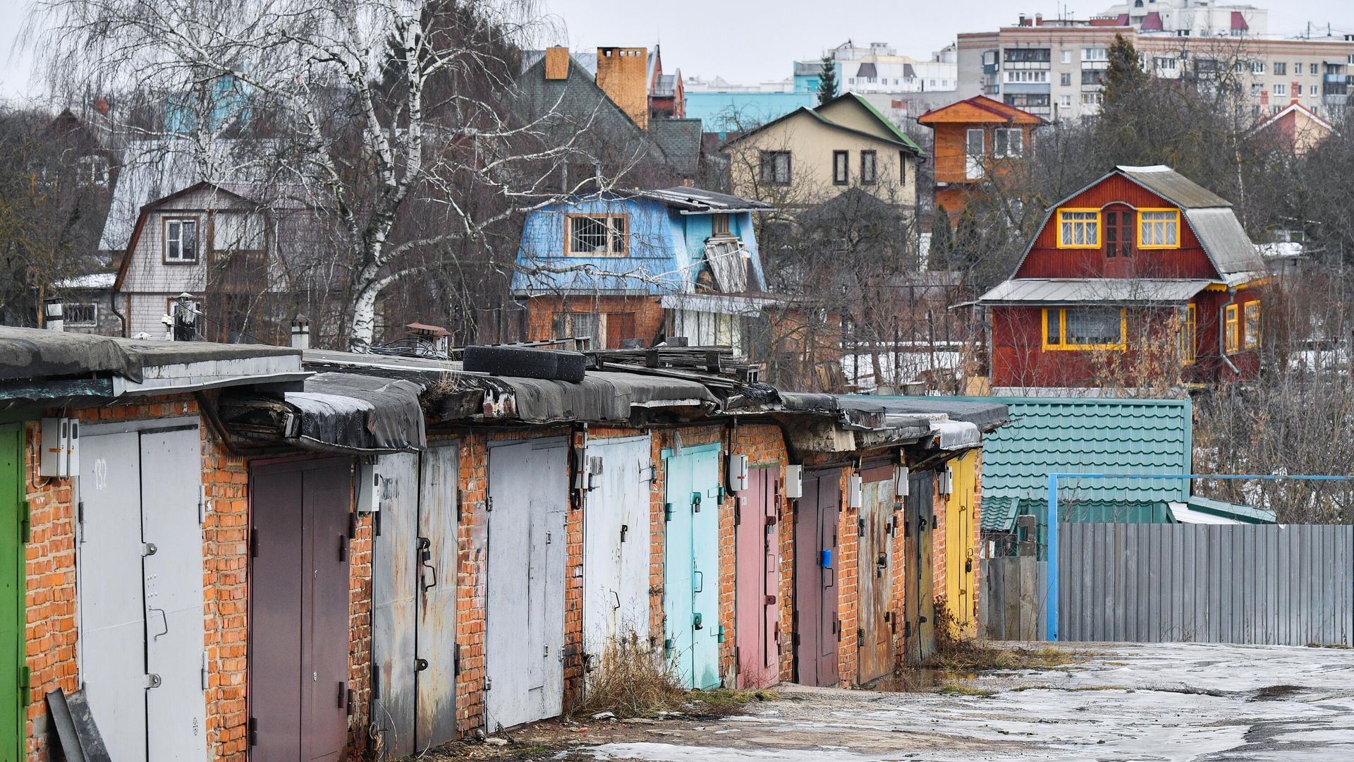 Гаражный кооператив Волна в Подольске Гаражный кооператив Волна в Подольске - РИА Новости, 1920, 23.03.2021