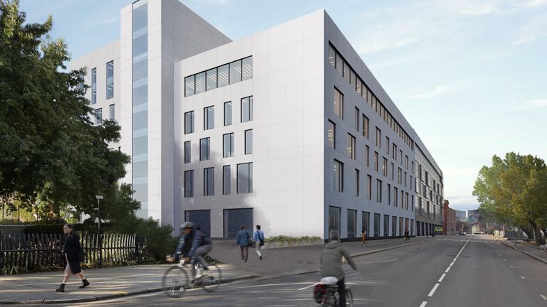 Проект квартала при строительстве кампуса МГТУ имени Баумана в Москве Проект квартала при строительстве кампуса МГТУ имени Баумана в Москве