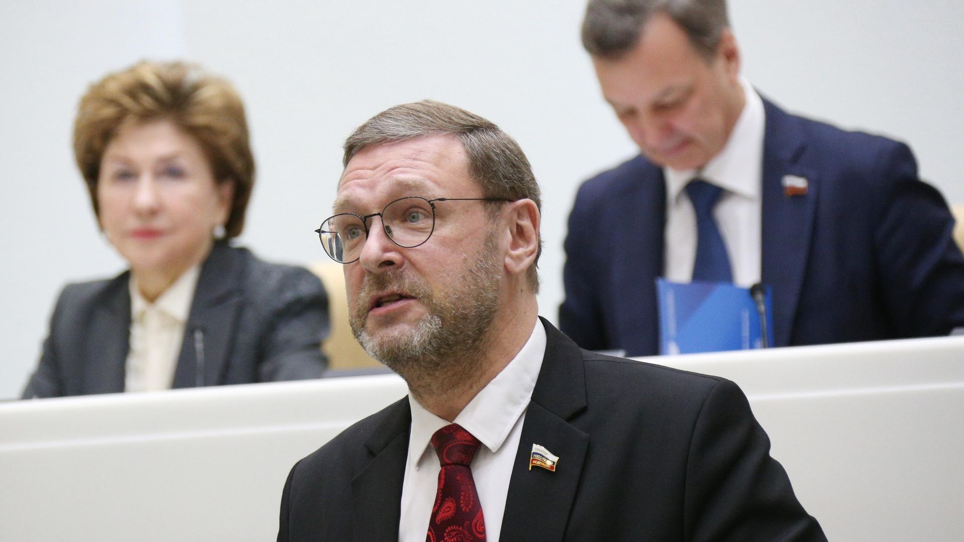 Константин Косачев выступает на заседании Совета Федерации РФ. 17 марта 2021 Константин Косачев выступает на заседании Совета Федерации РФ. 17 марта 2021 - РИА Новости, 1920, 17.03.2021
