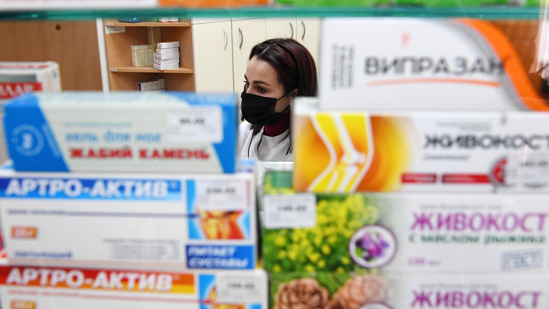 Торговля лекарствами в Новосибирске Торговля лекарствами в Новосибирске - РИА Новости, 1920, 13.07.2021