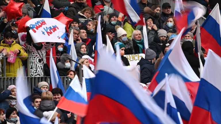 Концерт в честь воссоединения Крыма и России в Москве Концерт в честь воссоединения Крыма и России в Москве