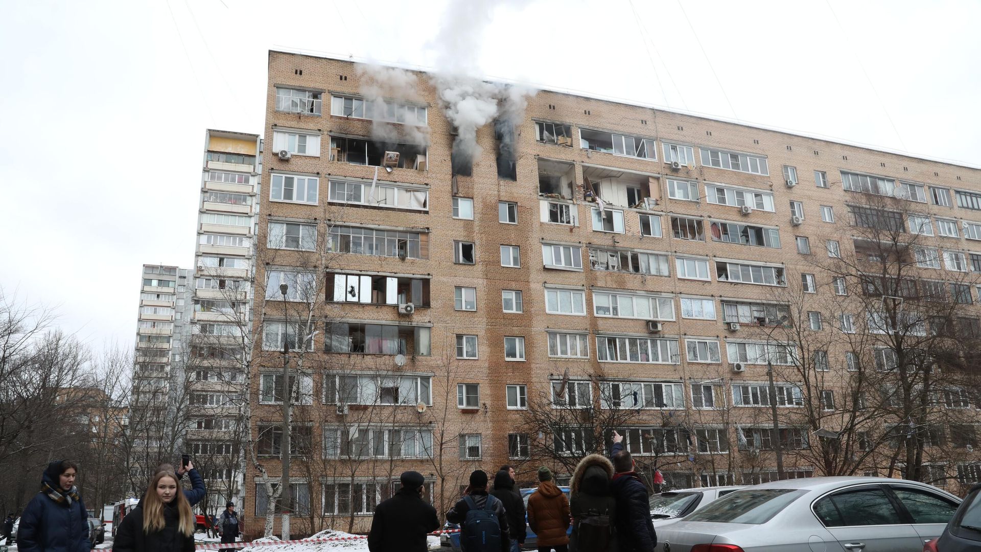 Последствия взрыва в жилом доме на улице Зеленой в Химках - РИА Новости, 1920, 19.03.2021
