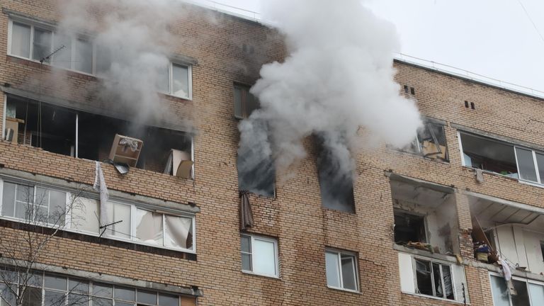 Последствия взрыва в жилом доме на улице Зеленой в Химках Последствия взрыва в жилом доме на улице Зеленой в Химках