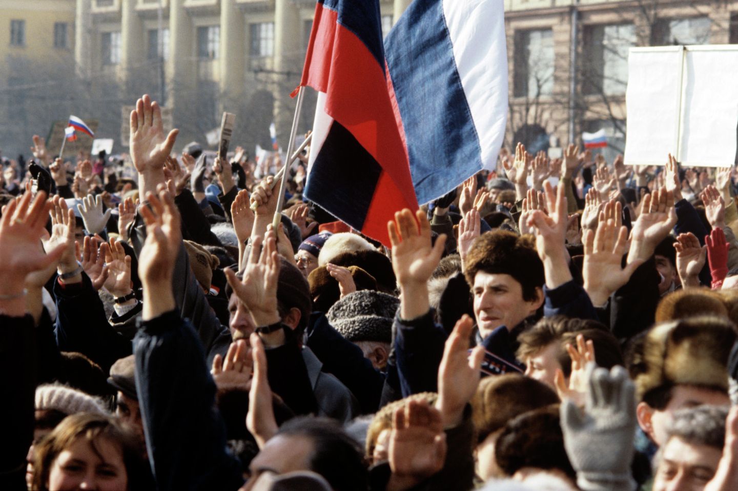 Митинг на Манежной площади. 10 марта 1991 года 
