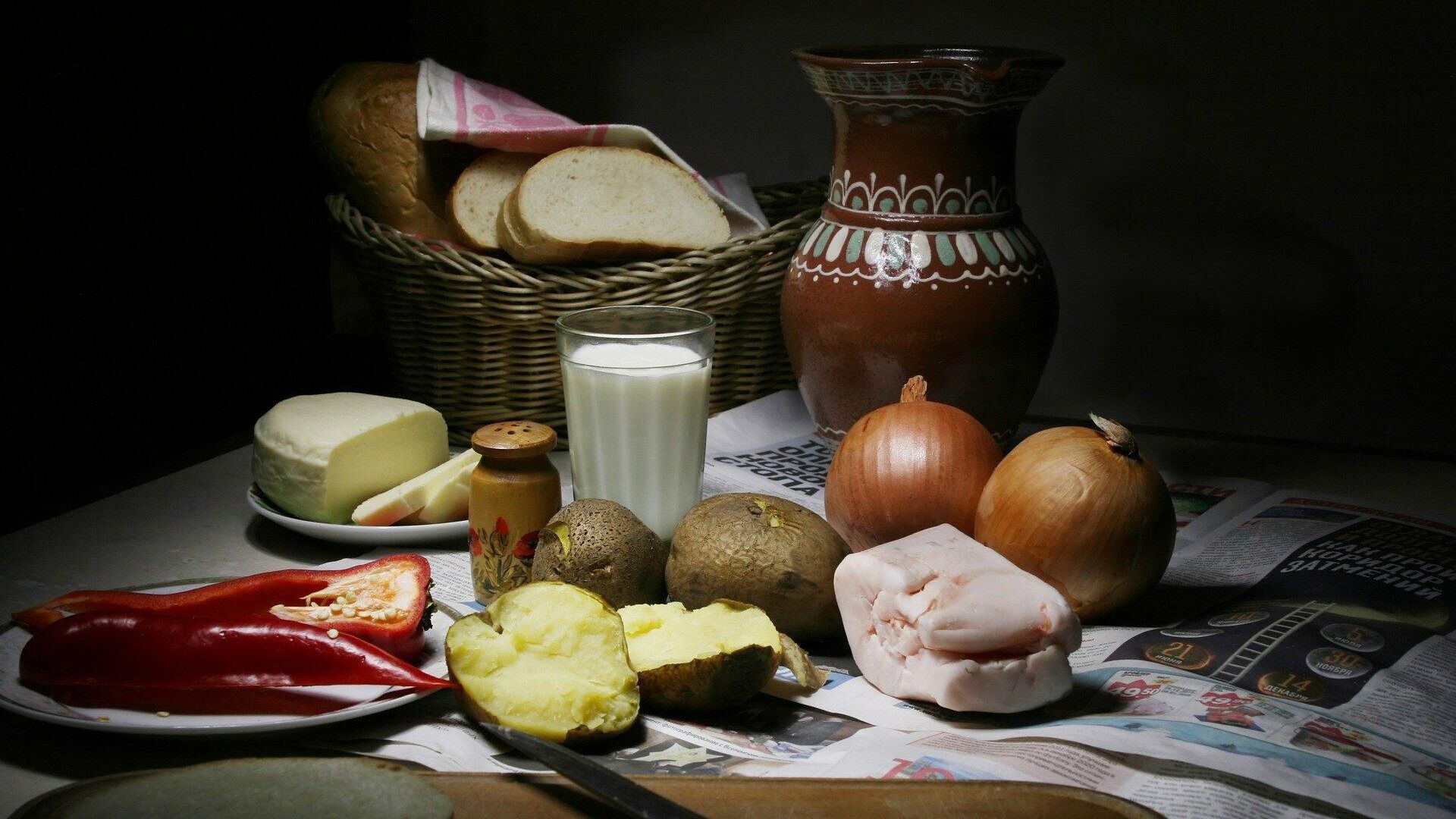 Деревенский ужин  - РИА Новости, 1920, 27.03.2021