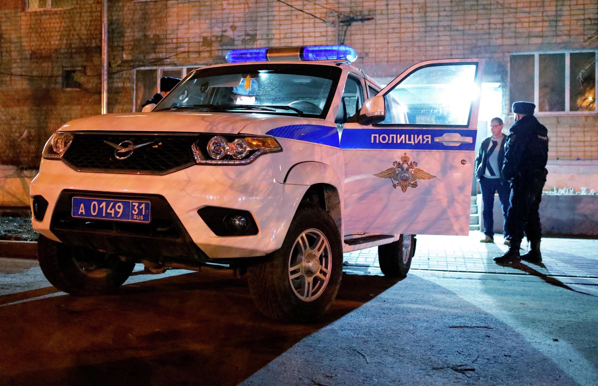 Автомобиль сотрудников отдельного батальона патрульно-постовой службы - РИА Новости, 1920, 17.11.2023