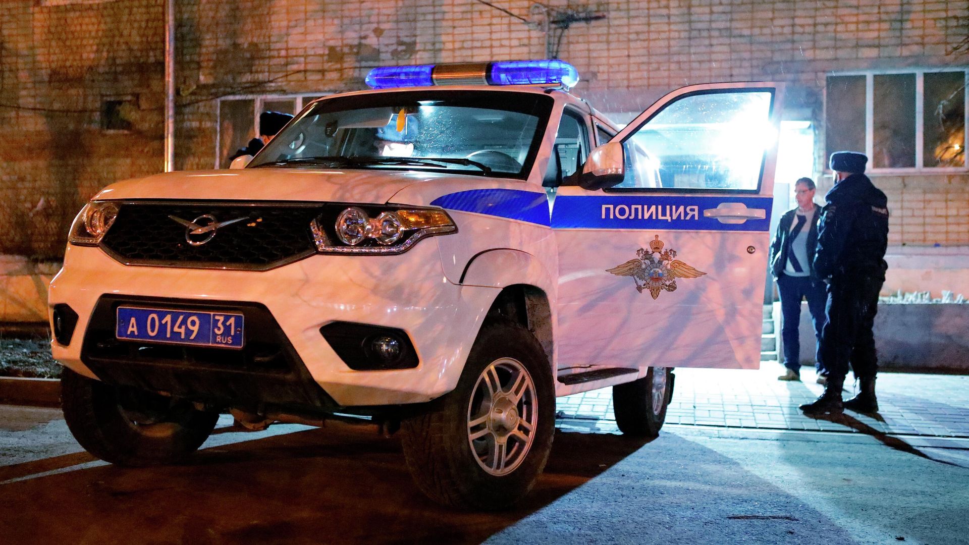 Автомобиль сотрудников отдельного батальона патрульно-постовой службы - РИА Новости, 1920, 08.08.2022