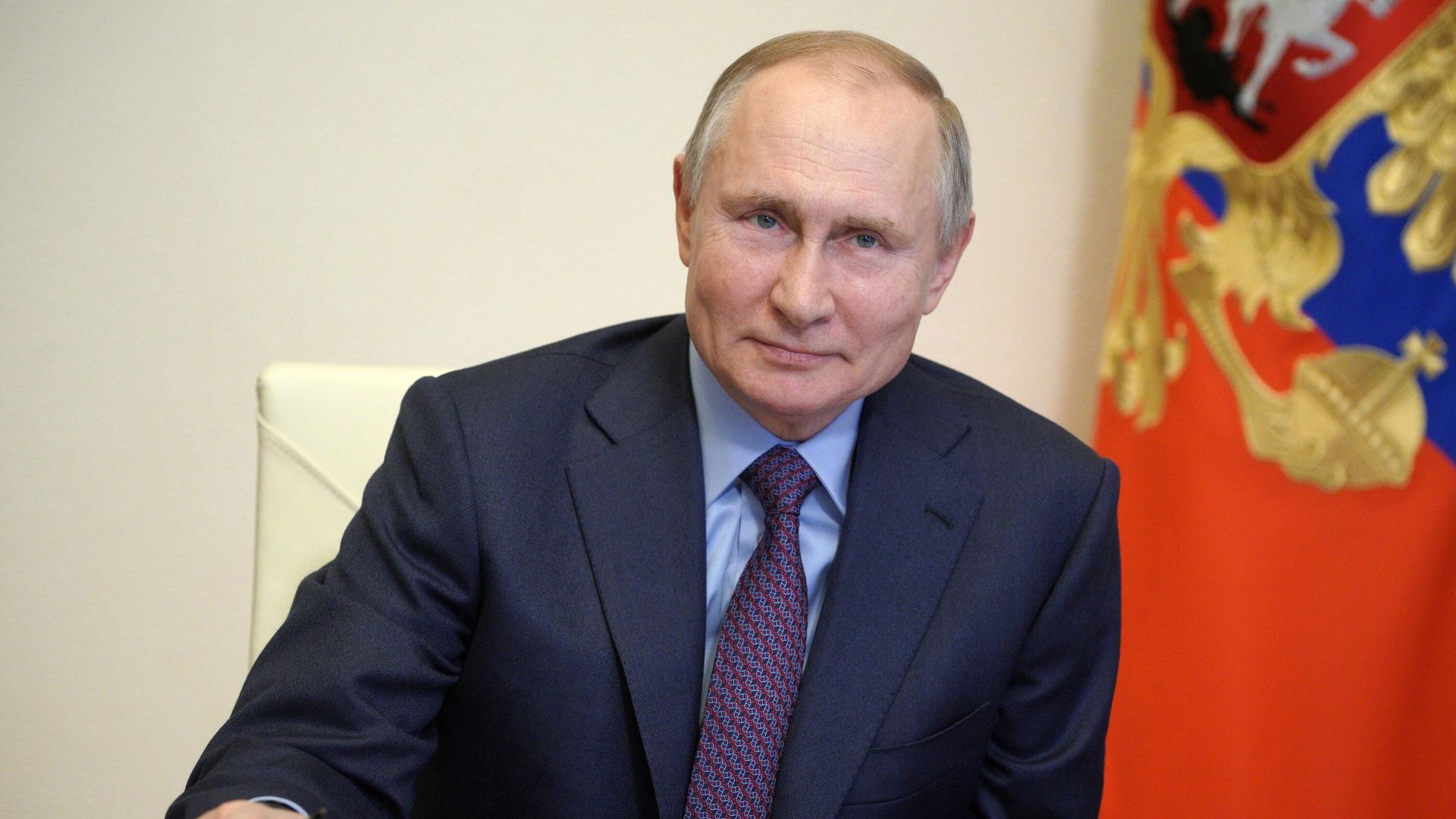 Президент РФ Владимир Путин проводит в режиме видеоконференции совещание по вопросам наращивания производства вакцин Президент РФ Владимир Путин проводит в режиме видеоконференции совещание по вопросам наращивания производства вакцин - РИА Новости, 1920, 25.03.2021