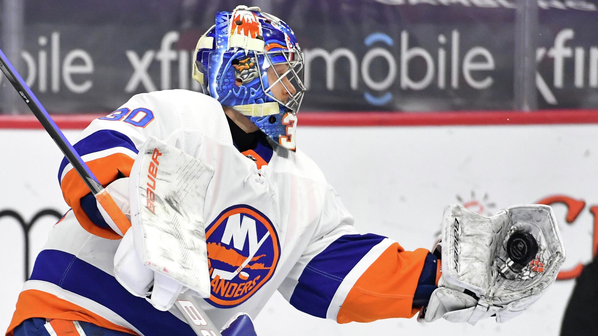 Вратарь Нью-Йорк Айлендерс Илья Сорокин - РИА Новости, 1920, 17.04.2021