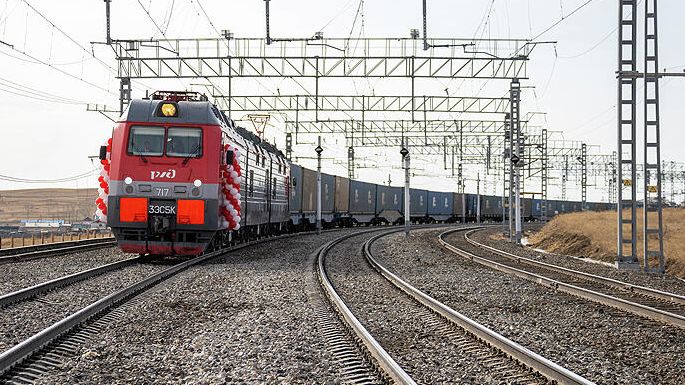 Участок железной дороги возле границы с Китаем Участок железной дороги возле границы с Китаем - РИА Новости, 1920, 21.12.2022