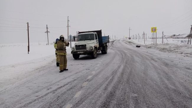 На месте ДТП в Зилаирском районе Республики Башкортостан