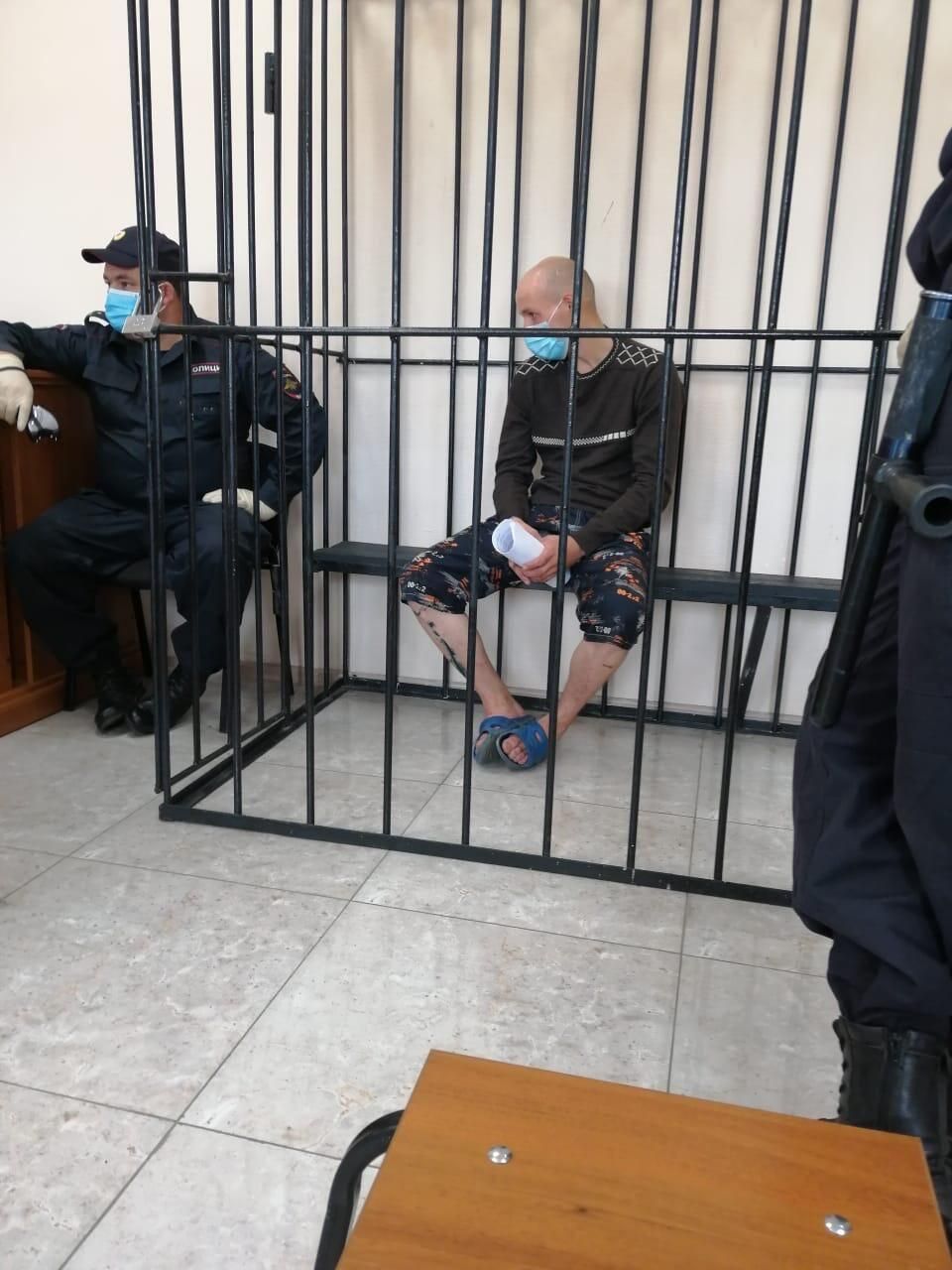 Алипченков в зале суда Алипченков в зале суда - РИА Новости, 1920, 30.03.2021