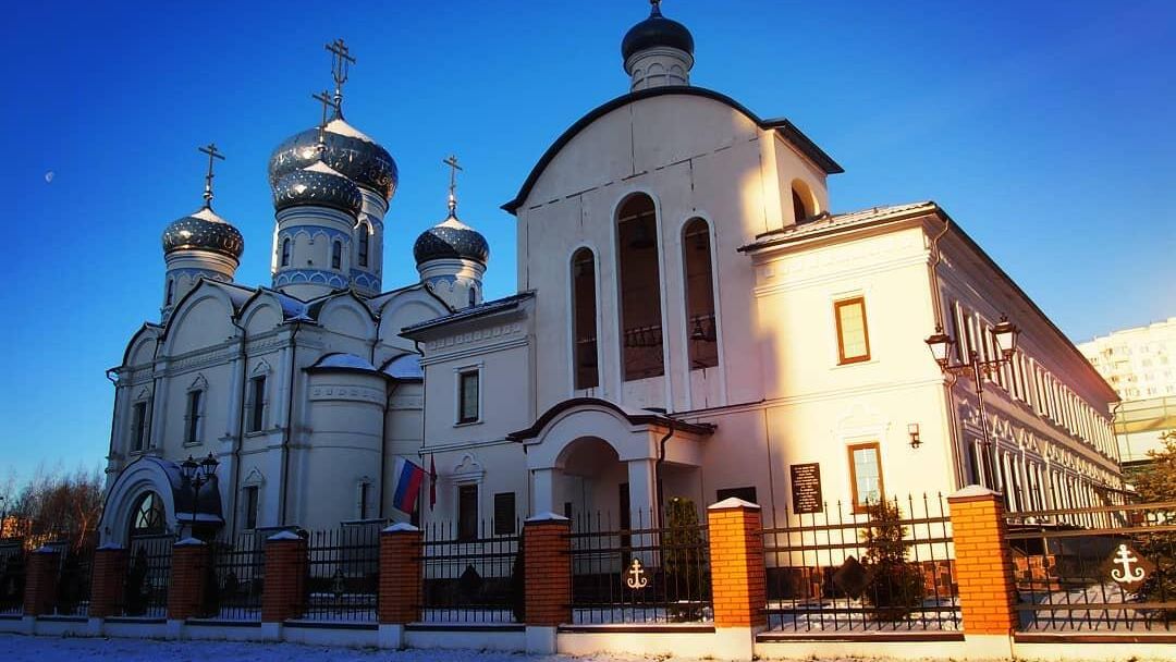 Храм святого праведного воина Феодора Ушакова в Южном Бутове - РИА Новости, 1920, 31.03.2021