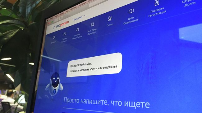Сайт Госуслуги