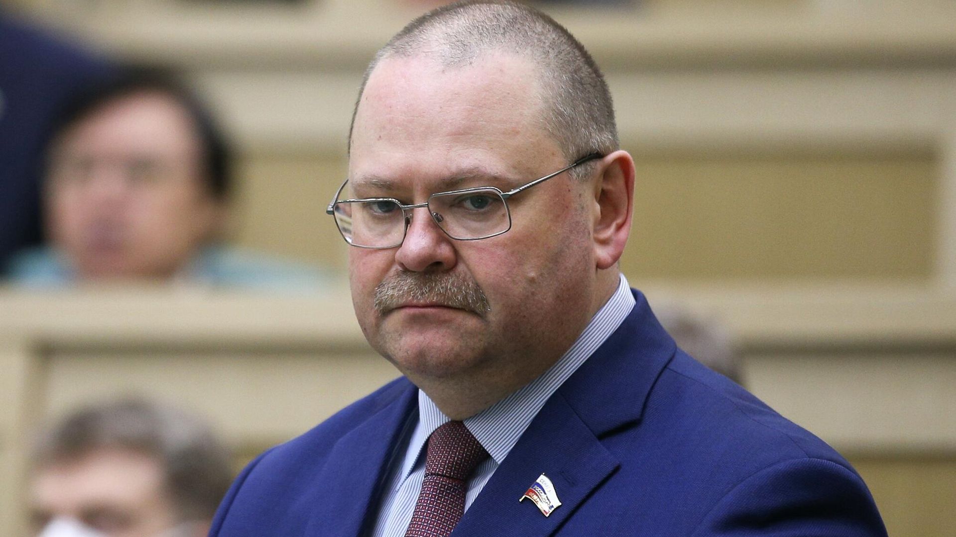 Временно исполняющий обязанности губернатора Пензенской области Олег Мельниченко на заседании Совета Федерации РФ Временно исполняющий обязанности губернатора Пензенской области Олег Мельниченко на заседании Совета Федерации РФ - РИА Новости, 1920, 07.06.2021