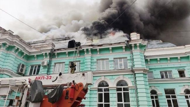 Пожар в кардиохирургическом центре в Благовещенске Пожар в кардиохирургическом центре в Благовещенске