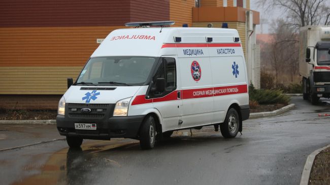 Автомобиль скорой помощи в ДНР