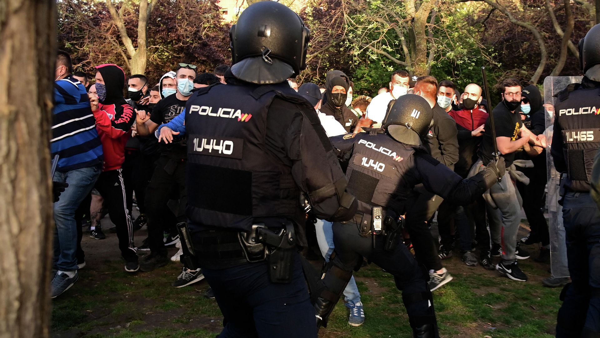 Митинг испанской правой партии VOX в Мадриде Митинг испанской правой партии VOX в Мадриде - РИА Новости, 1920, 07.04.2021