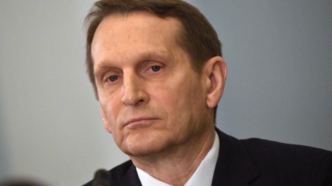 Председатель Российского исторического общества Сергей Нарышкин во время заседания круглого стола, посвящённого исторической роли России в освоении космоса