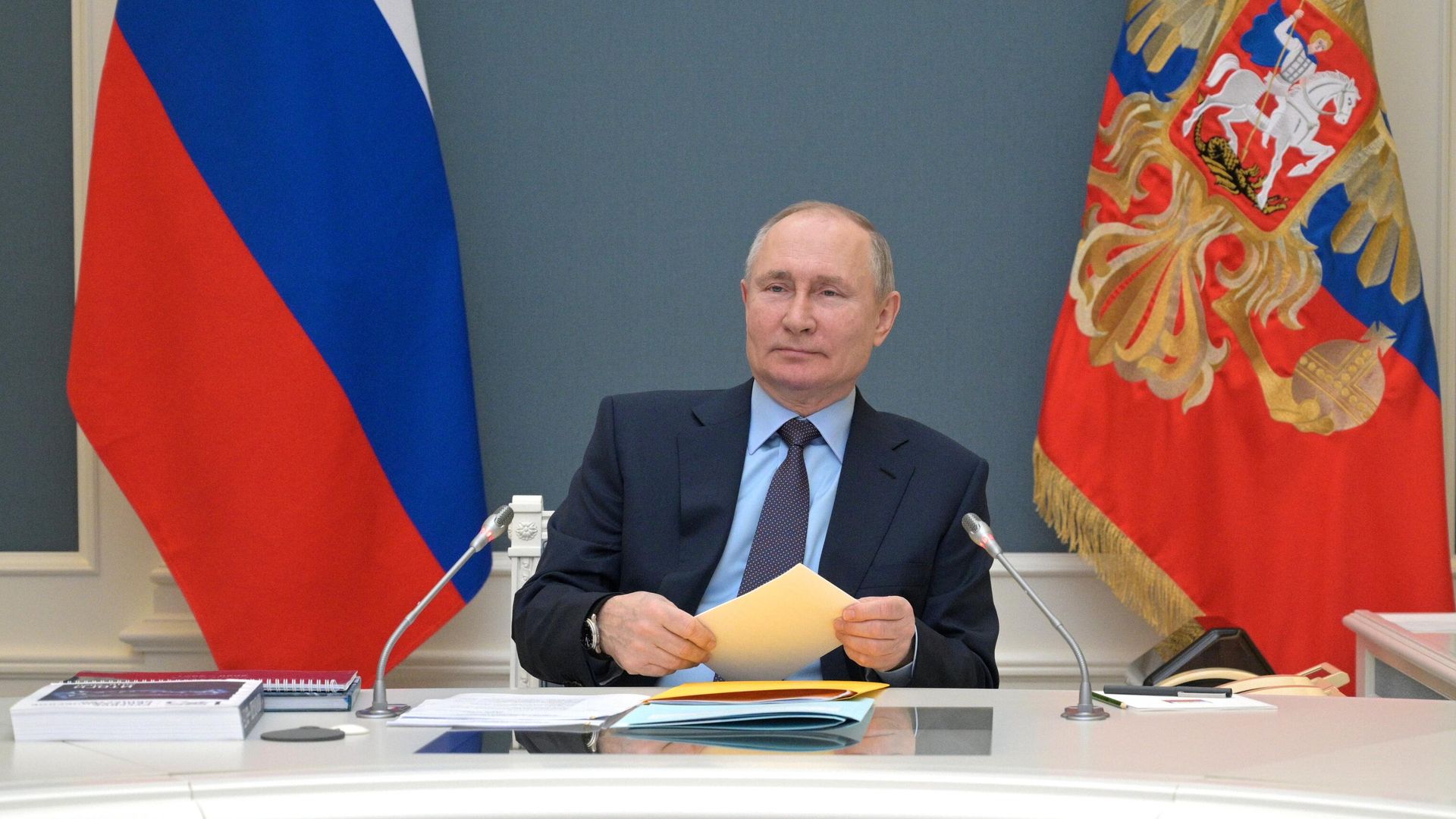 Президент РФ Владимир Путин принимает участие в заседании попечительского совета Русского географического общества Президент РФ Владимир Путин принимает участие в заседании попечительского совета Русского географического общества - РИА Новости, 1920, 20.04.2021