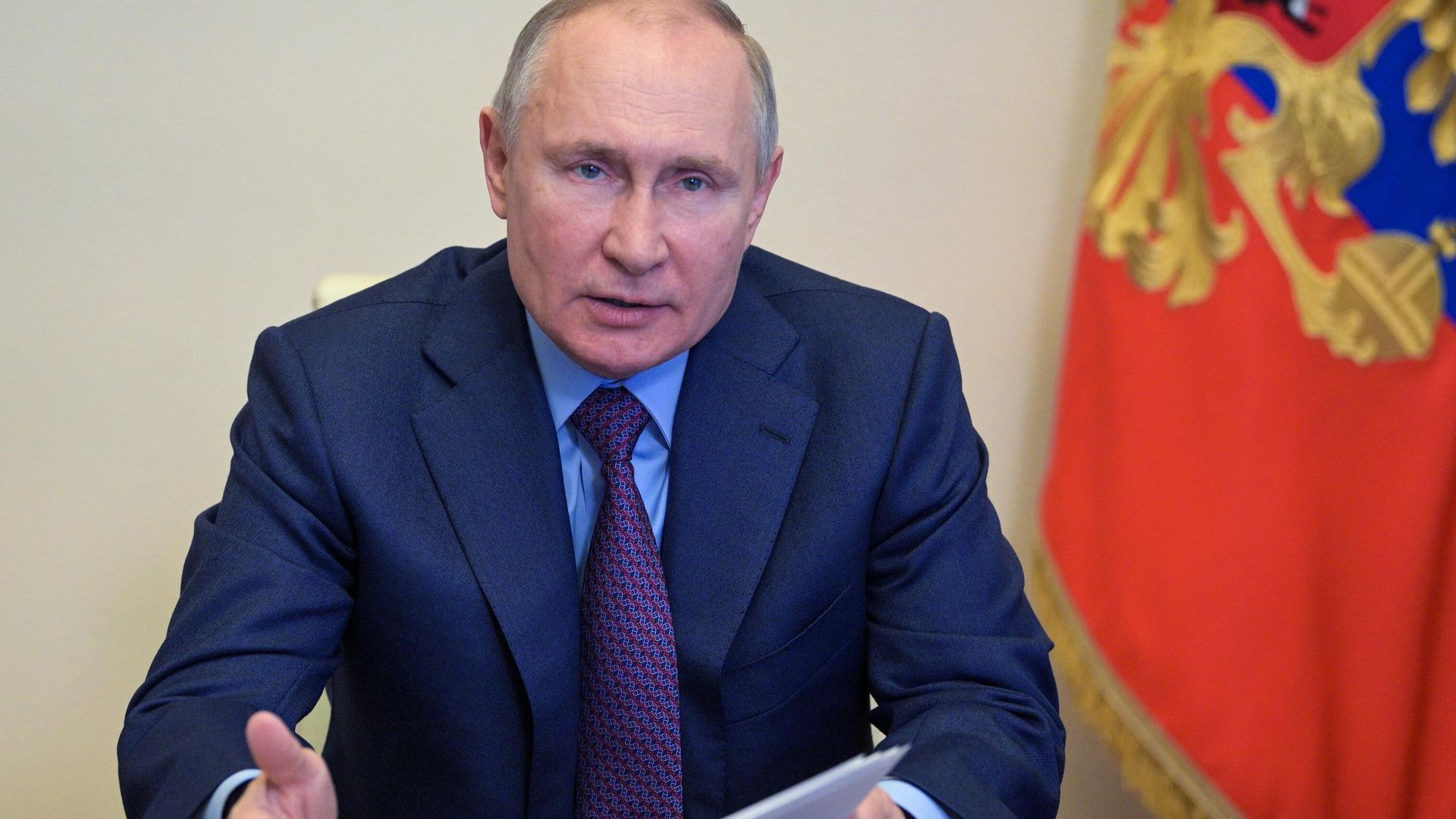 Президент РФ Владимир Путин проводит совместное заседание президиума Госсовета и Агентства стратегических инициатив  - РИА Новости, 1920, 19.04.2021