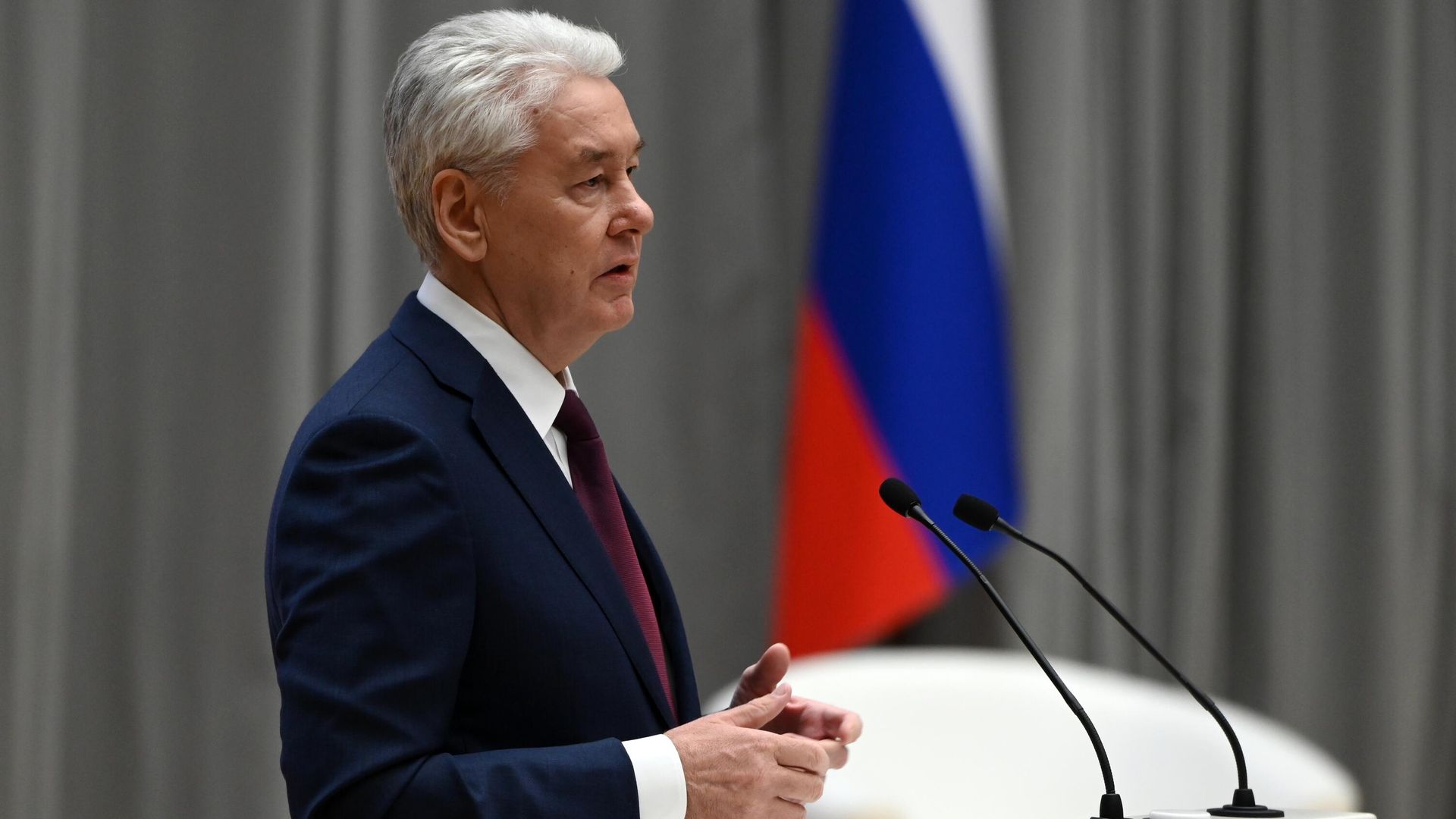Мэр Москвы Сергей Собянин выступает на итоговом заседании коллегии министерства здравоохранения Российской Федерации в Москве Мэр Москвы Сергей Собянин выступает на итоговом заседании коллегии министерства здравоохранения Российской Федерации в Москве - РИА Новости, 1920, 28.06.2021