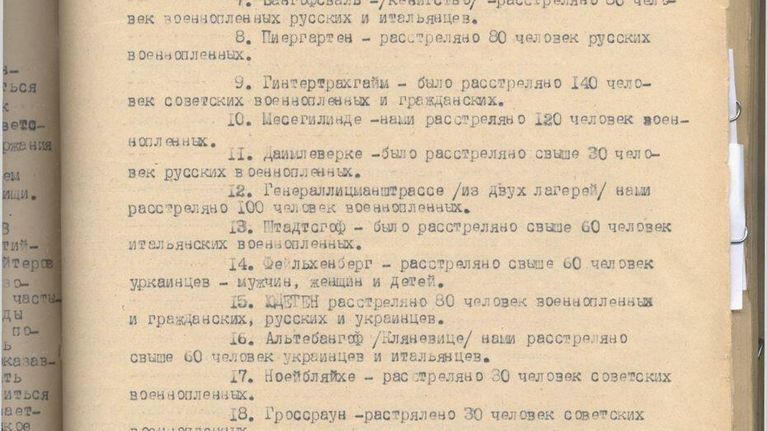 ФСБ рассказала, как гитлеровцы убивали людей в Восточной Пруссии ФСБ рассказала, как гитлеровцы убивали людей в Восточной Пруссии