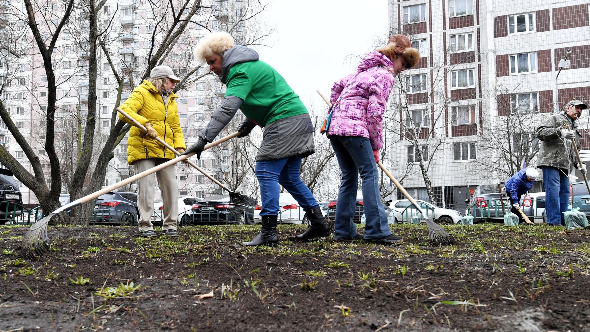 Общегородской субботник в Москве Общегородской субботник в Москве - РИА Новости, 1920, 15.04.2023