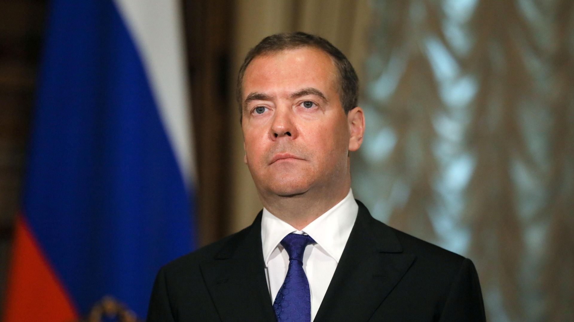 Председатель Единой России, заместитель председателя Совета безопасности РФ Дмитрий Медведев Председатель Единой России, заместитель председателя Совета безопасности РФ Дмитрий Медведев - РИА Новости, 1920, 21.04.2021