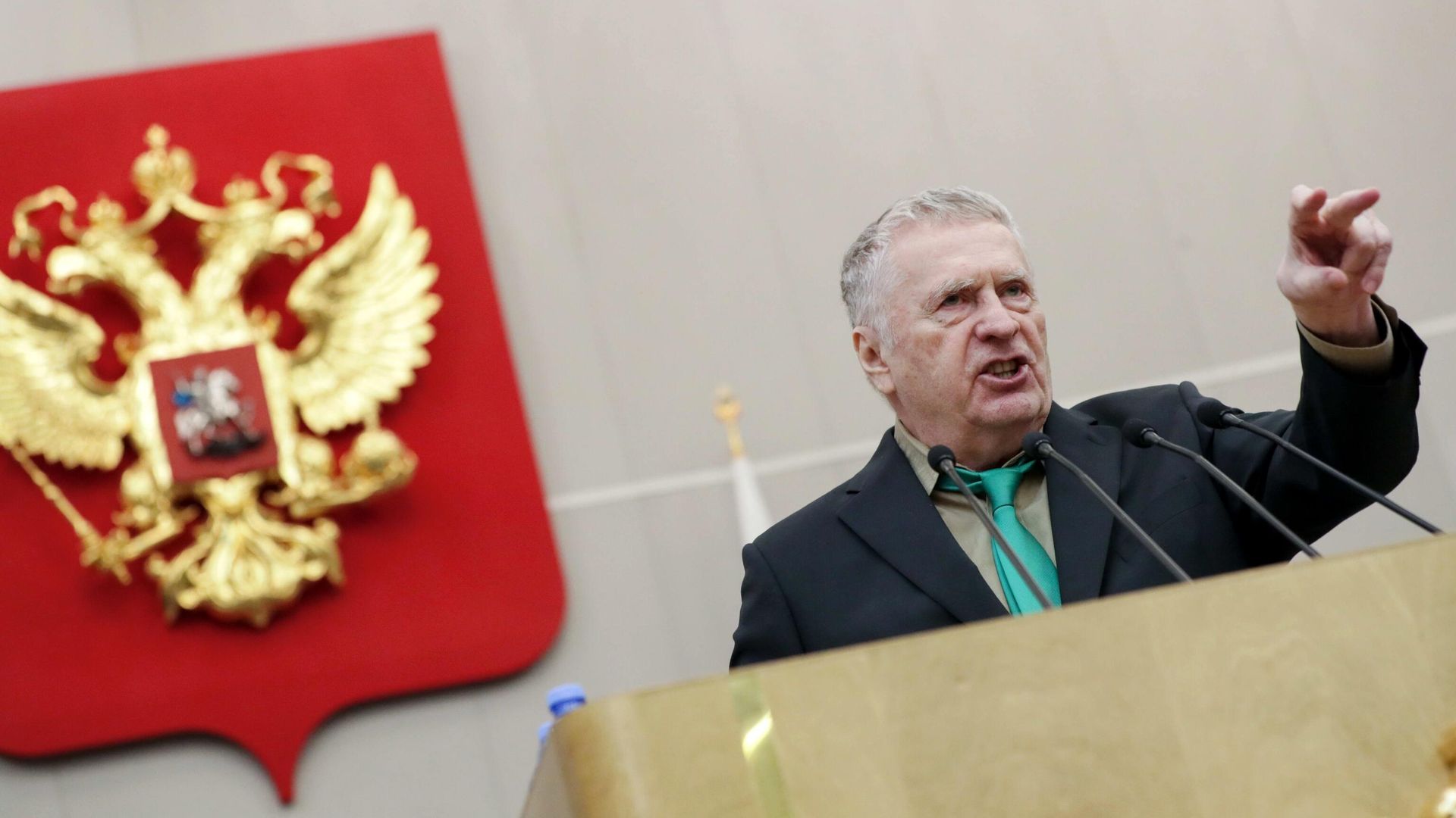 Руководитель фракции Либерально-демократическая партия России в Государственной Думе РФ Владимир Жириновский на пленарном заседании Государственной Думы РФ - РИА Новости, 1920, 30.05.2021