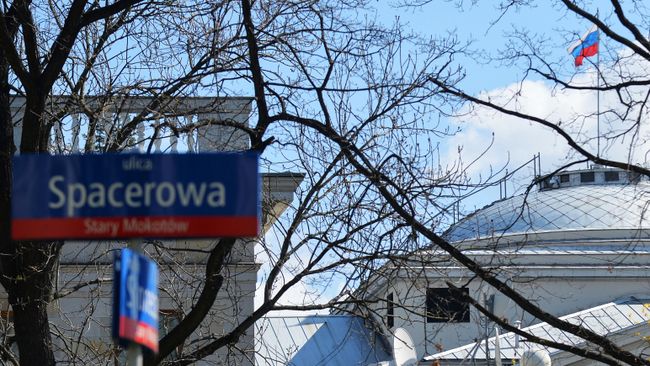 Здание посольства РФ в Варшаве