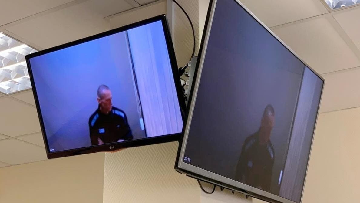 Алексей Навальный участвует по видеосвязи в заседании Бабушкинского суда Москвы Алексей Навальный участвует по видеосвязи в заседании Бабушкинского суда Москвы - РИА Новости, 1920, 26.05.2021