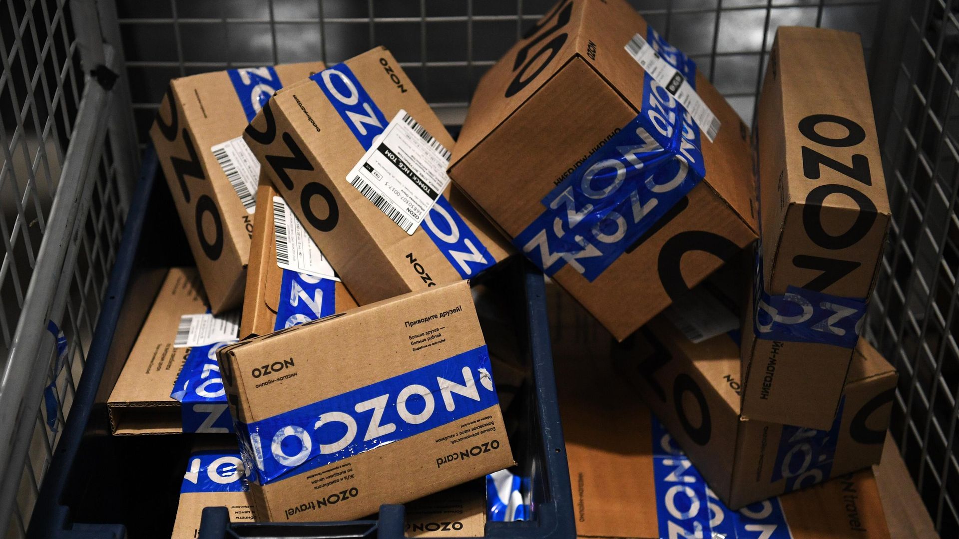 Открытие логистического центра Ozon Открытие логистического центра Ozon - РИА Новости, 1920, 12.05.2023