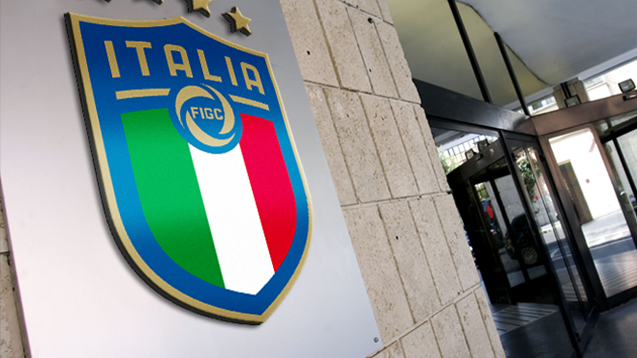Логотип Федерации футбола Италии (FIGC) Логотип Федерации футбола Италии (FIGC) - РИА Новости, 1920, 01.04.2026